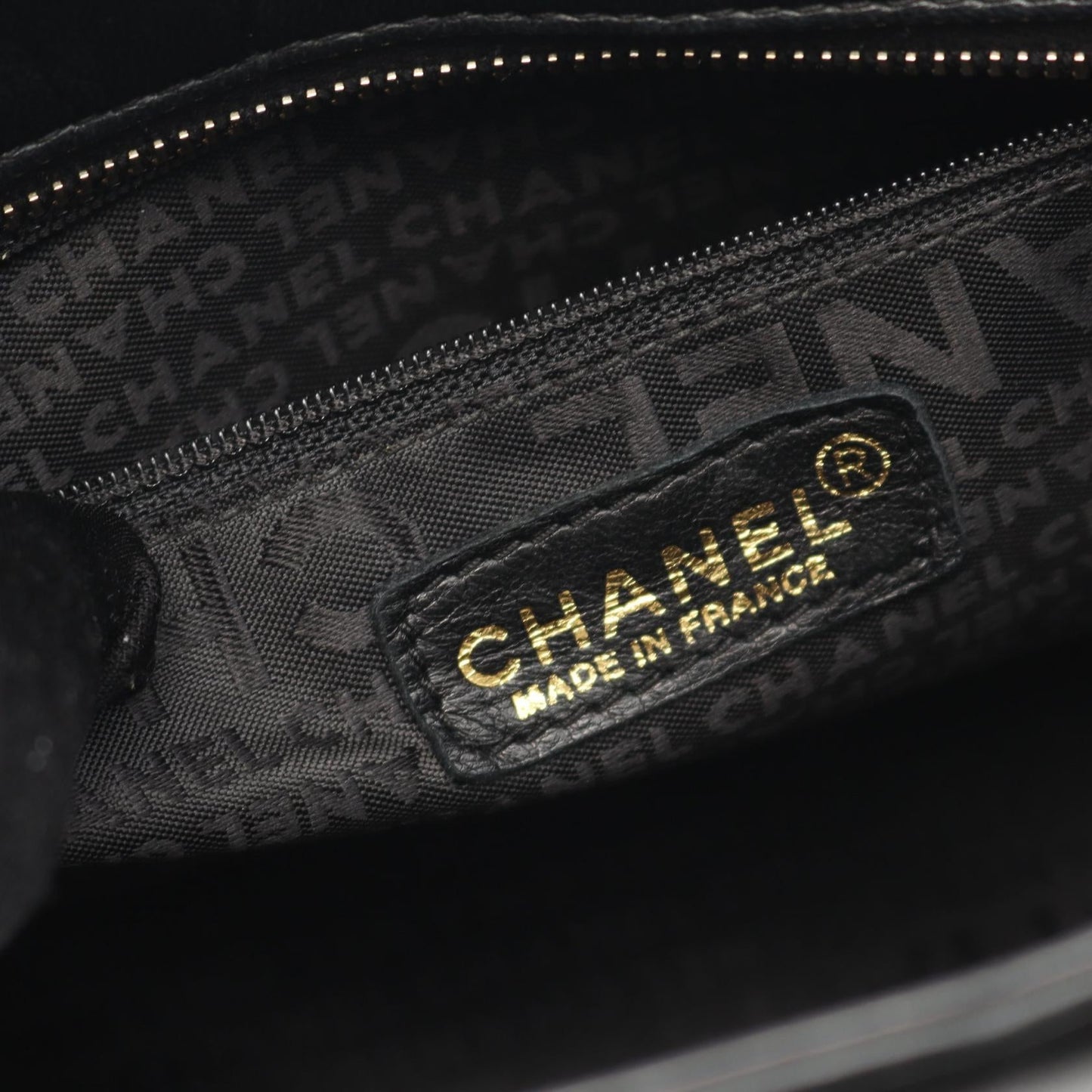 Chanel Choco Bar Lambskin Tote Bag