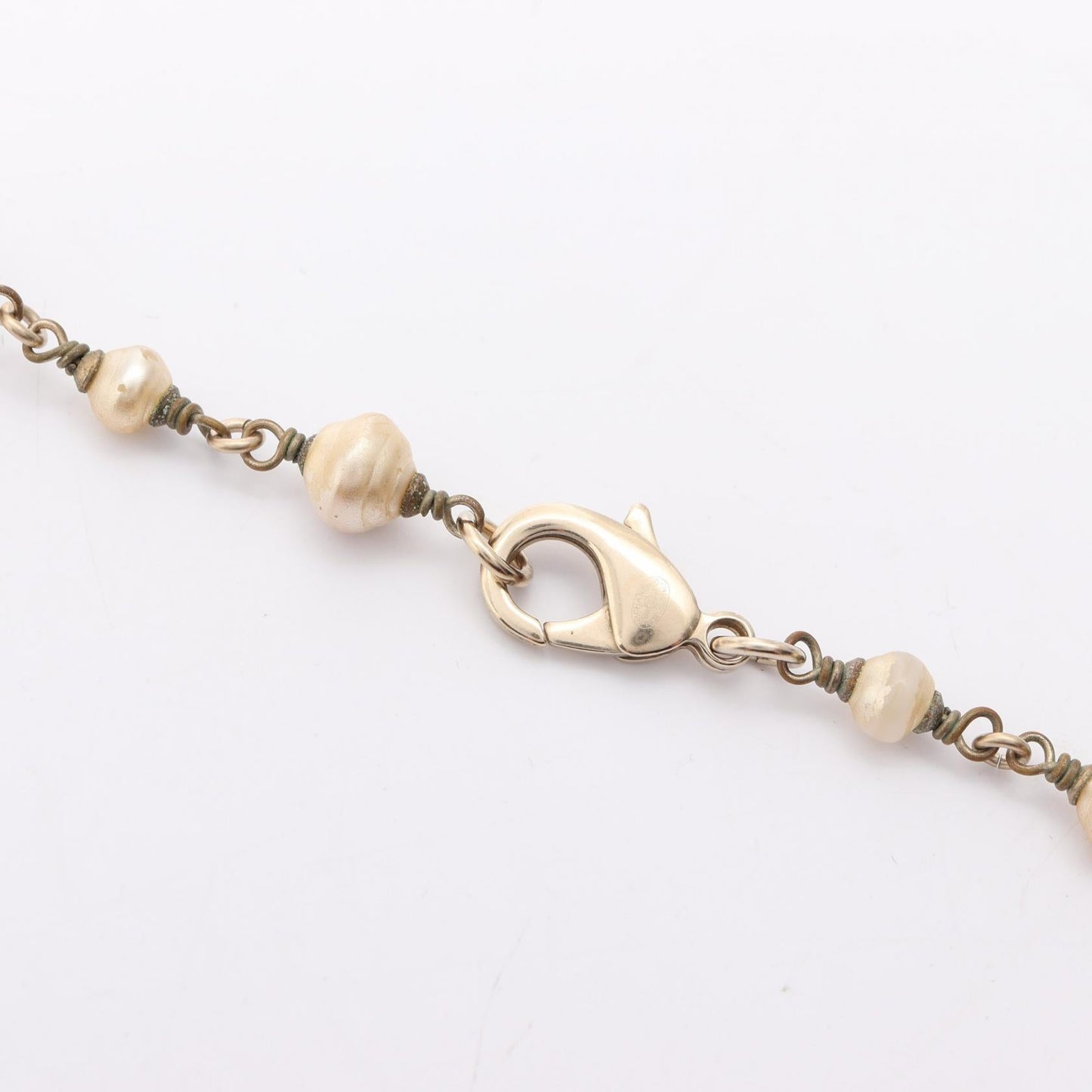 Chanel Coco Mark Necklace Pearl Necklace