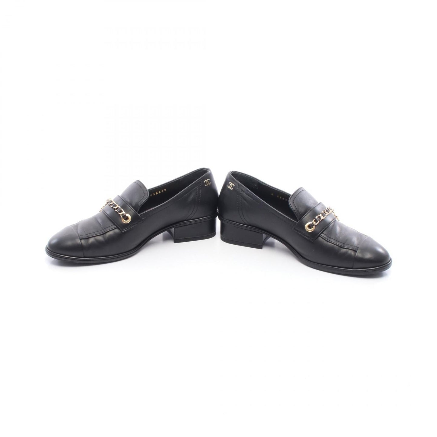 Chanel Coco Mark Leather Loafers