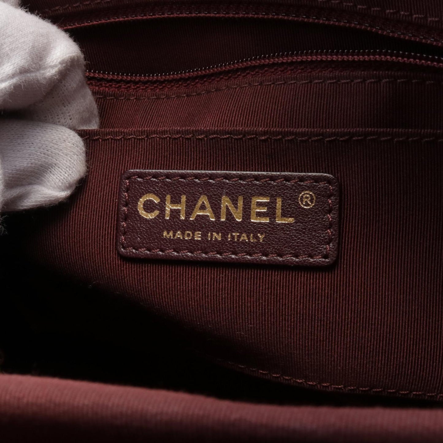 Chanel V-stitch Lambskin Shoulder Bag