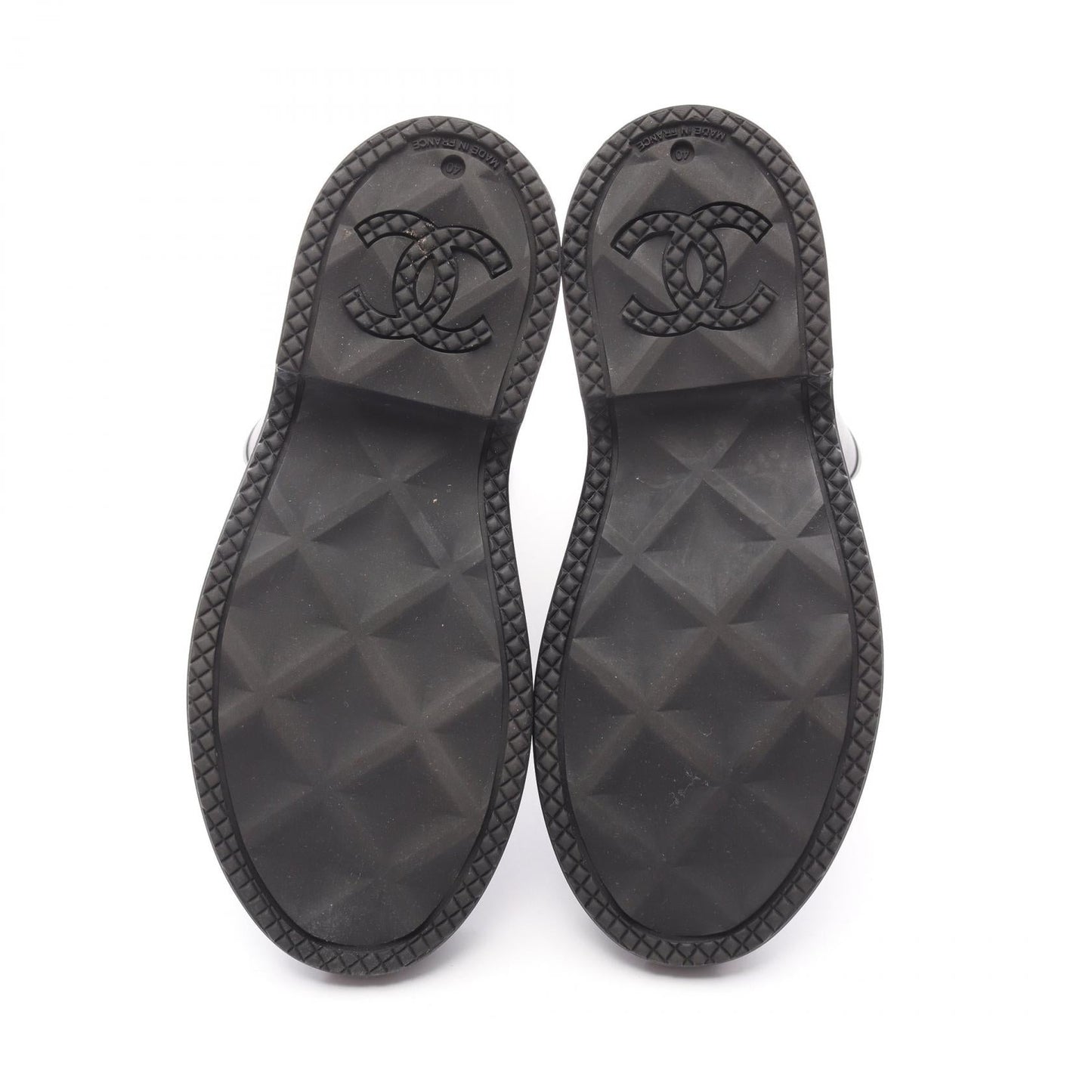 Chanel Coco Mark Rubber Boots