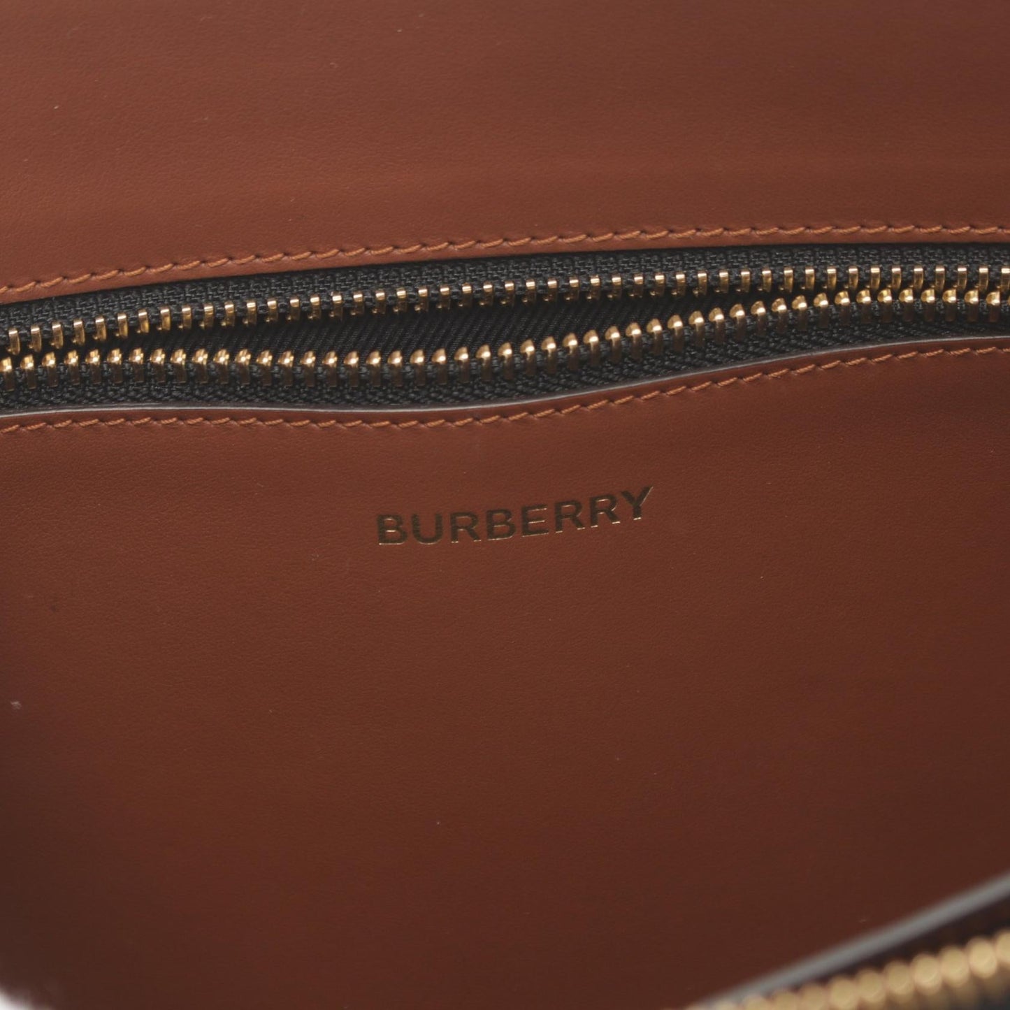 Burberry TB Monogram Coated Canvas Clutch Bag