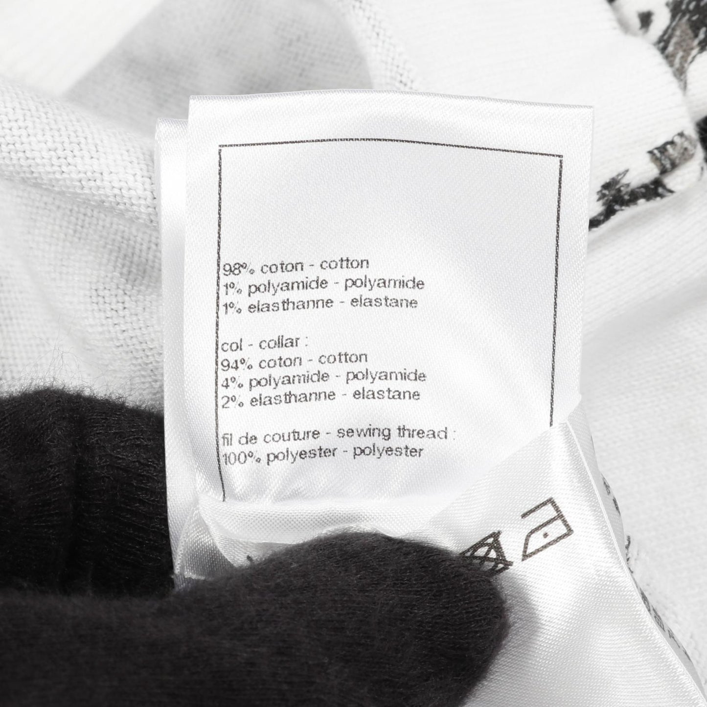 Chanel Coco Mark Cotton Top