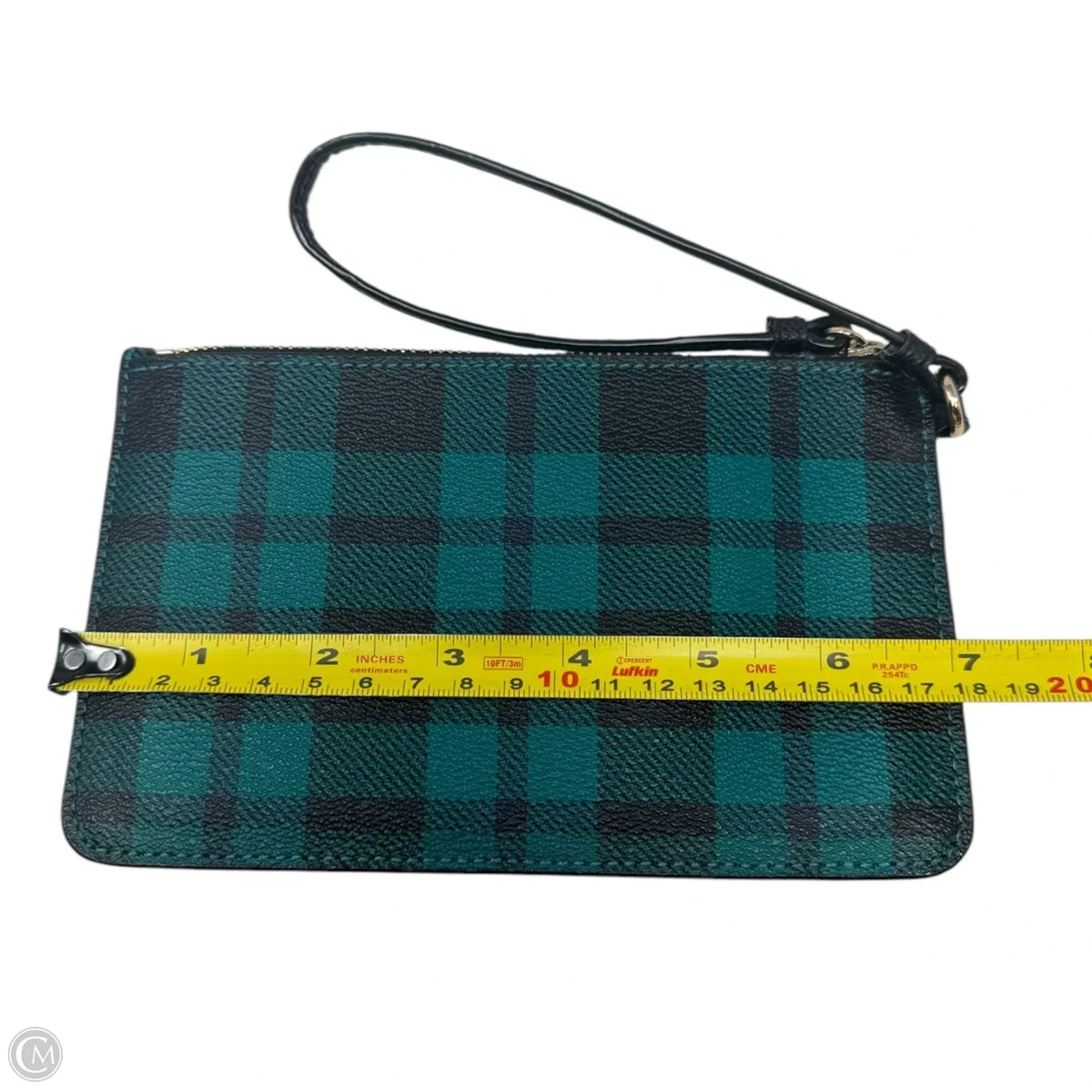 Tartan Wristlet Designer By Coach, Size: Small
