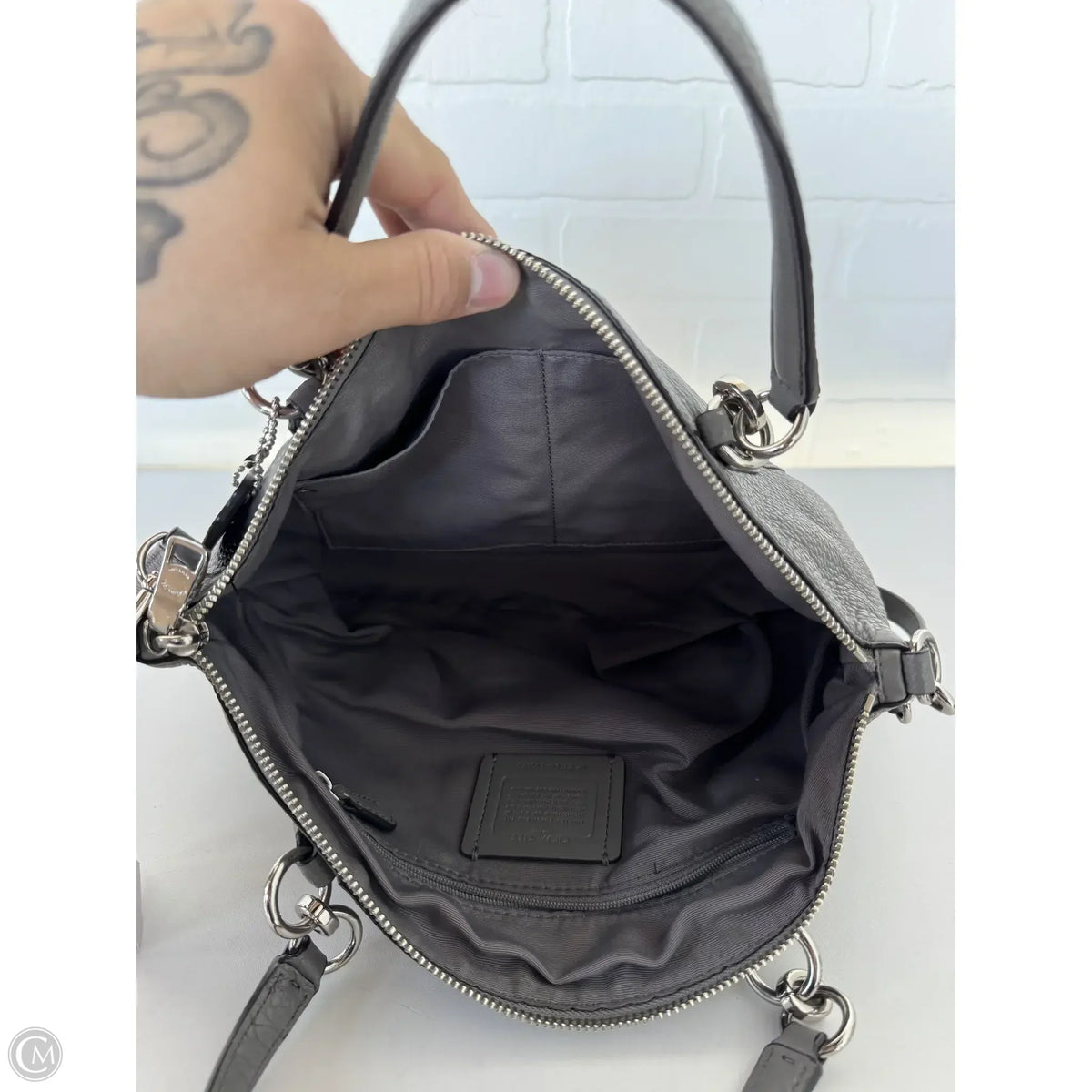 Handbag Designer By Coach, Size: Large