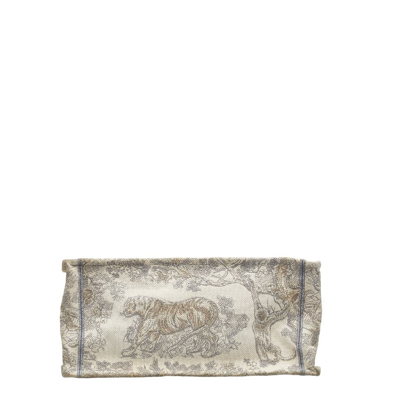 Dior Medium Toile de Jouy Book Tote Canvas Tote Bag in Good condition