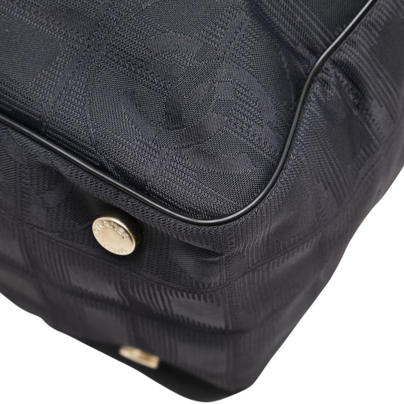Chanel New Travel Tote Canvas Leather Tote Bag