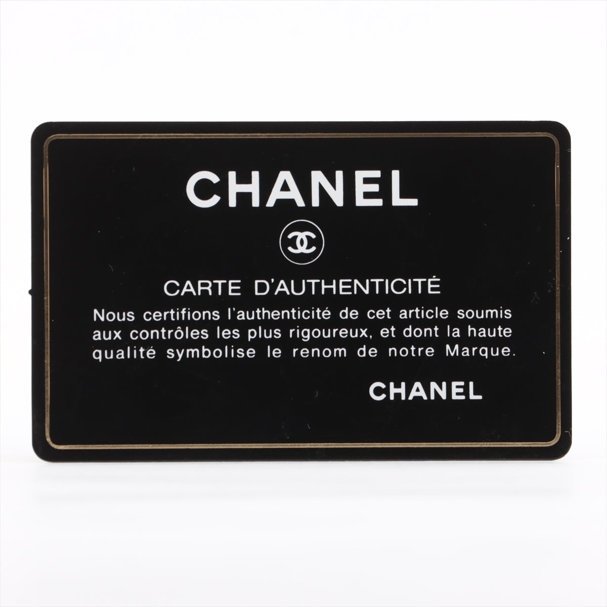Chanel Strip Handbag Pyramid Black x G Gold Gold 28th