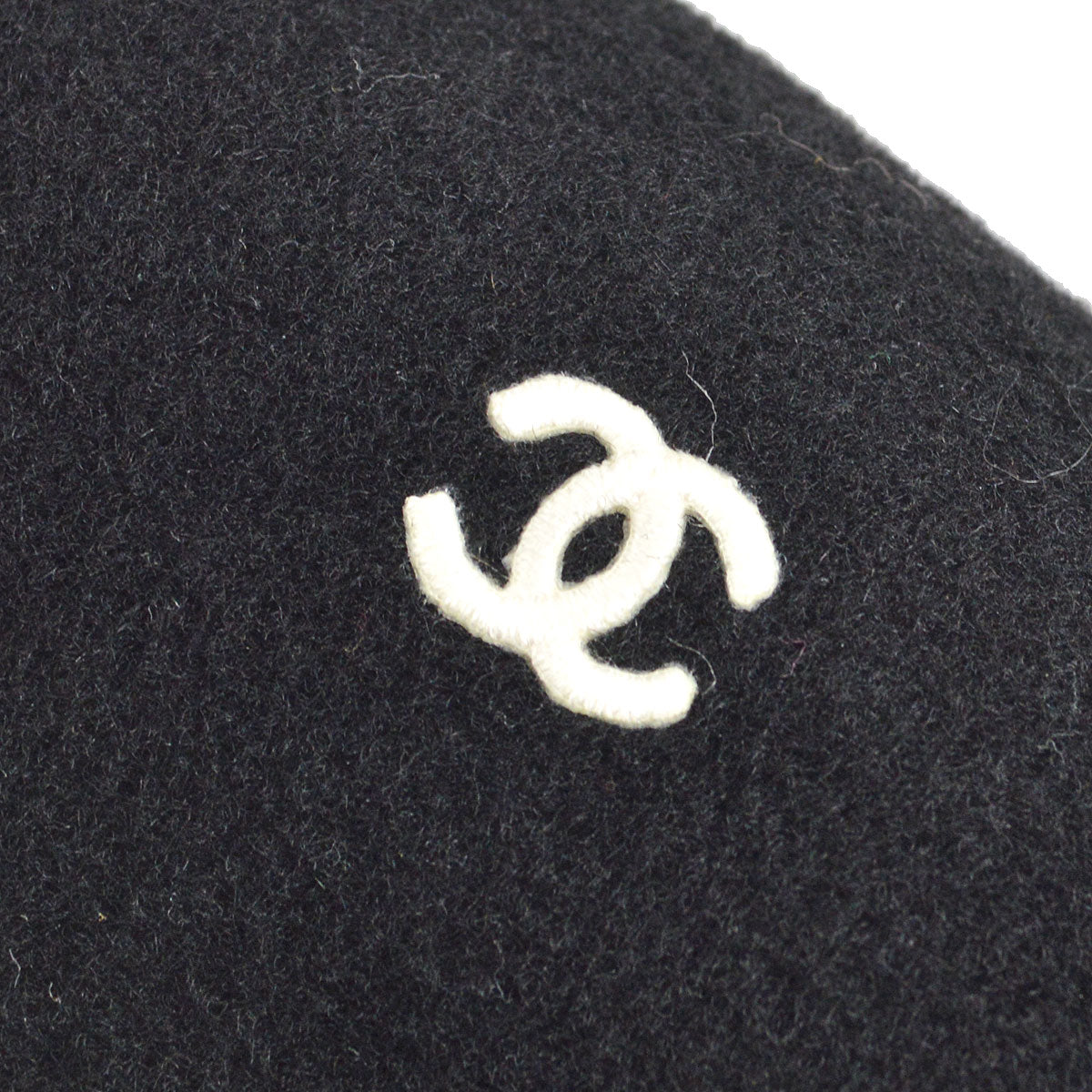 Chanel 1998 spring wool beret hat #57