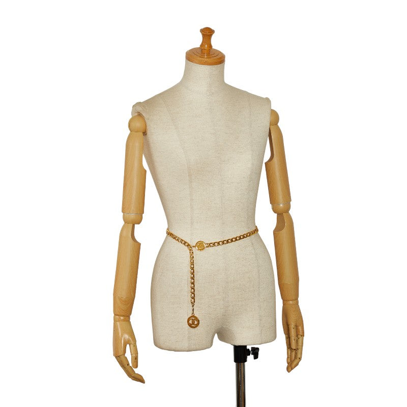 Chanel Vintage Coco Mark Chain Belt Gold