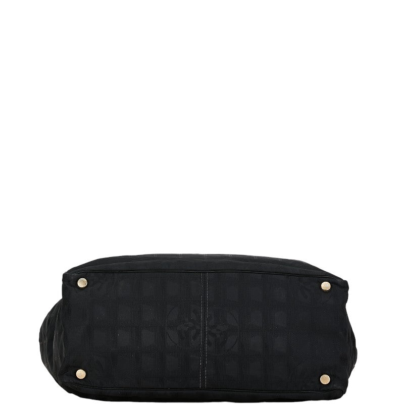 Chanel New Travel Line Nylon Leather Tote Bag