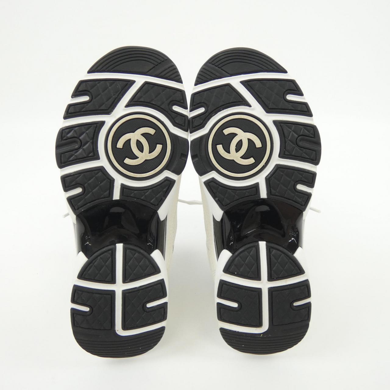 Chanel G38299Y55720 Mesh Suede Calfskin Sneakers