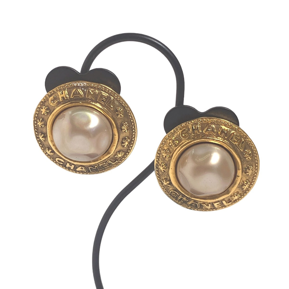 CHANEL Earring Gold Plated gold Gold Plated