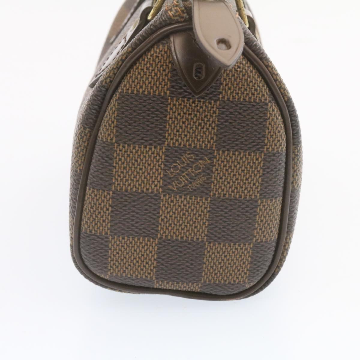 LOUIS VUITTON Damier Ebene Mini Speedy Hand Bag SP Order LV 23260A