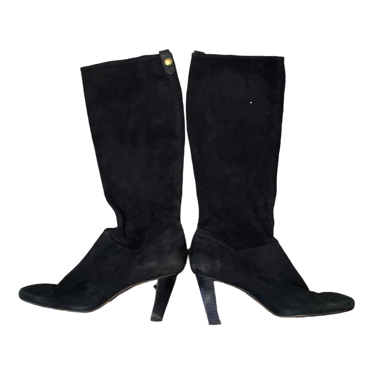 Boots Knee Heels By Coach Size: 9.5