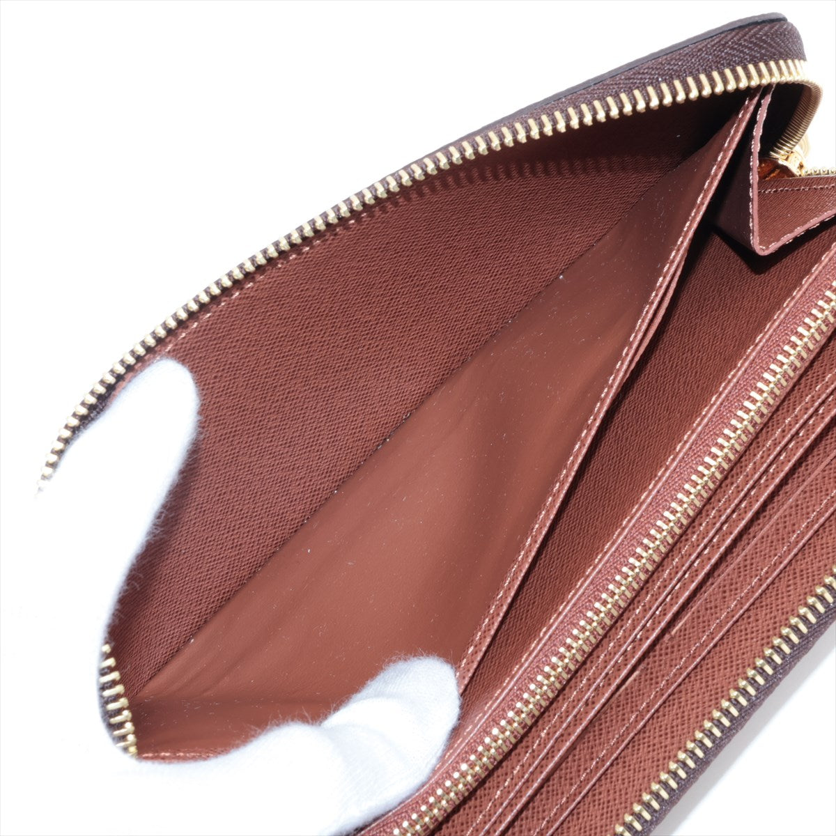 Louis Vuitton monogram zipper wallet M42616 round zipper wallet responsiveness