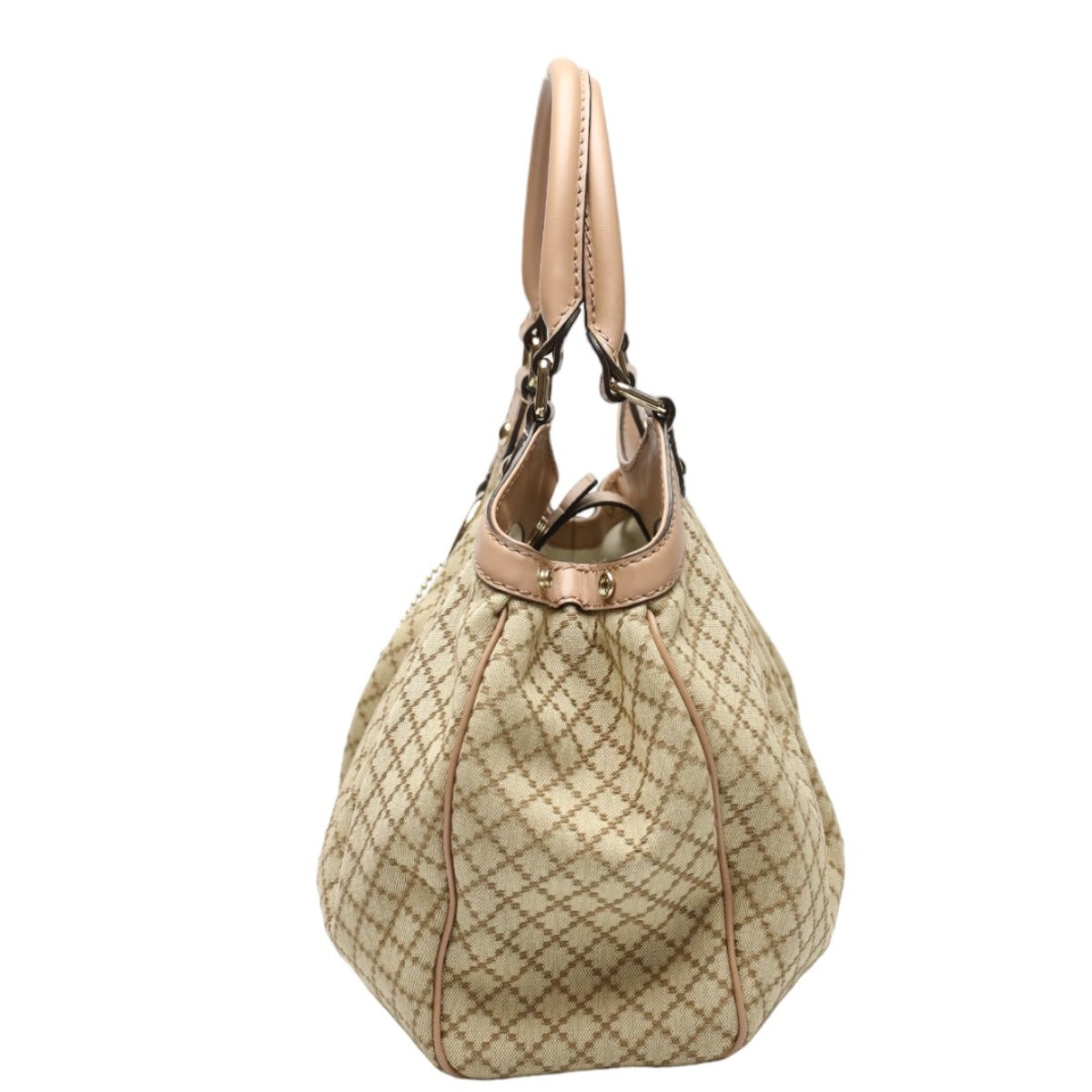 GUCCI Tote Bag 211944 GG canvas beige Handbag Diamante canvas Women Used