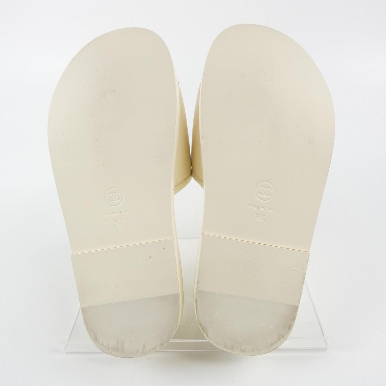 Chanel G38933X56443 Lambskin Sandals