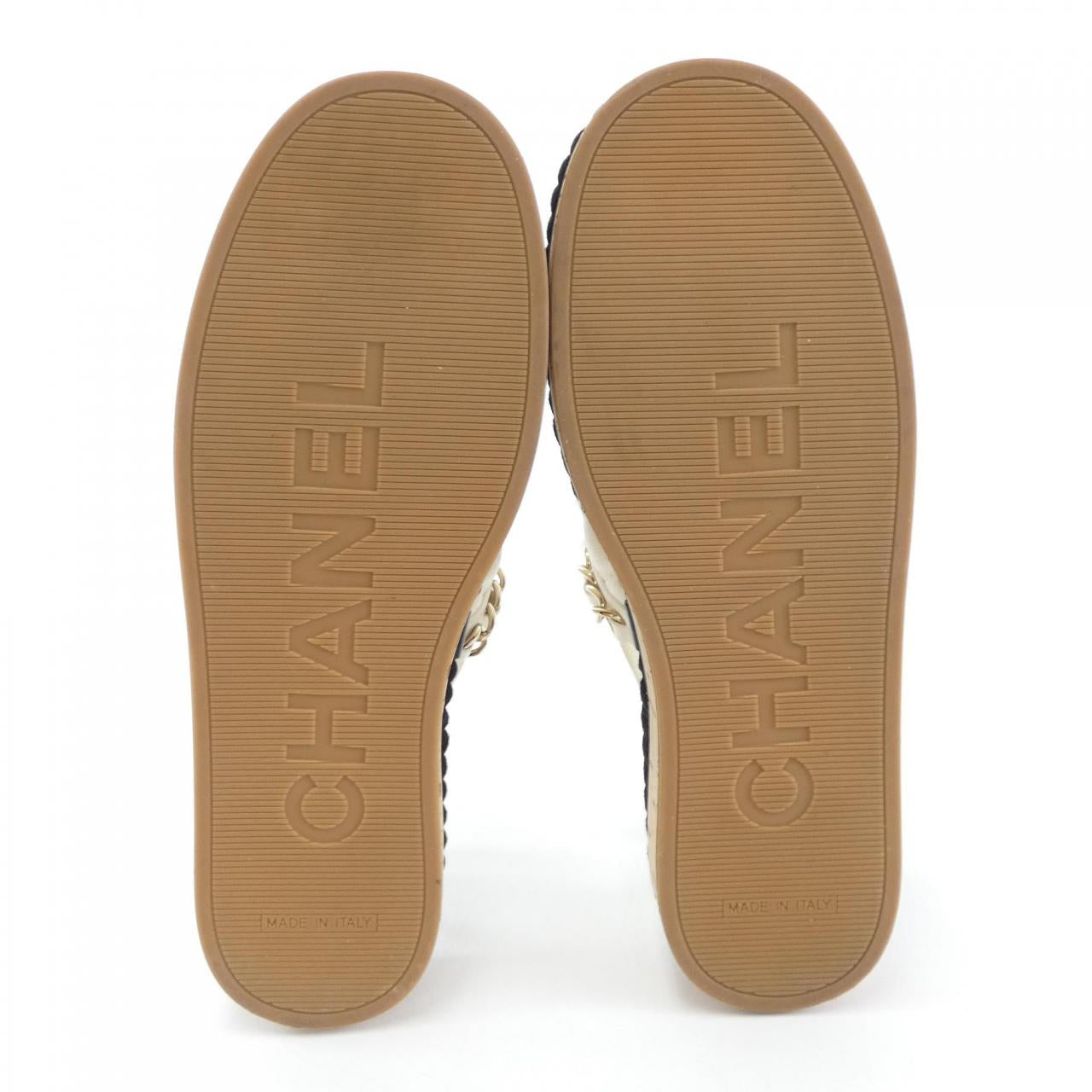 Chanel G37150Y55160 Lambskin Calfskin Sandals