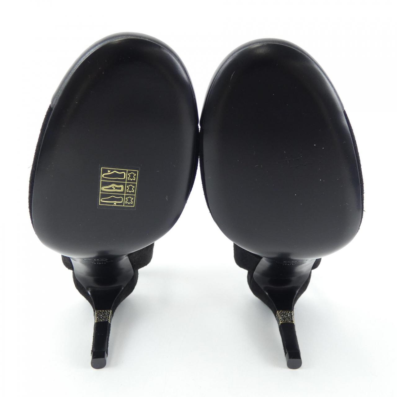 Chanel G39402Y56129 Suede Calfskin/Lambskin Sandals