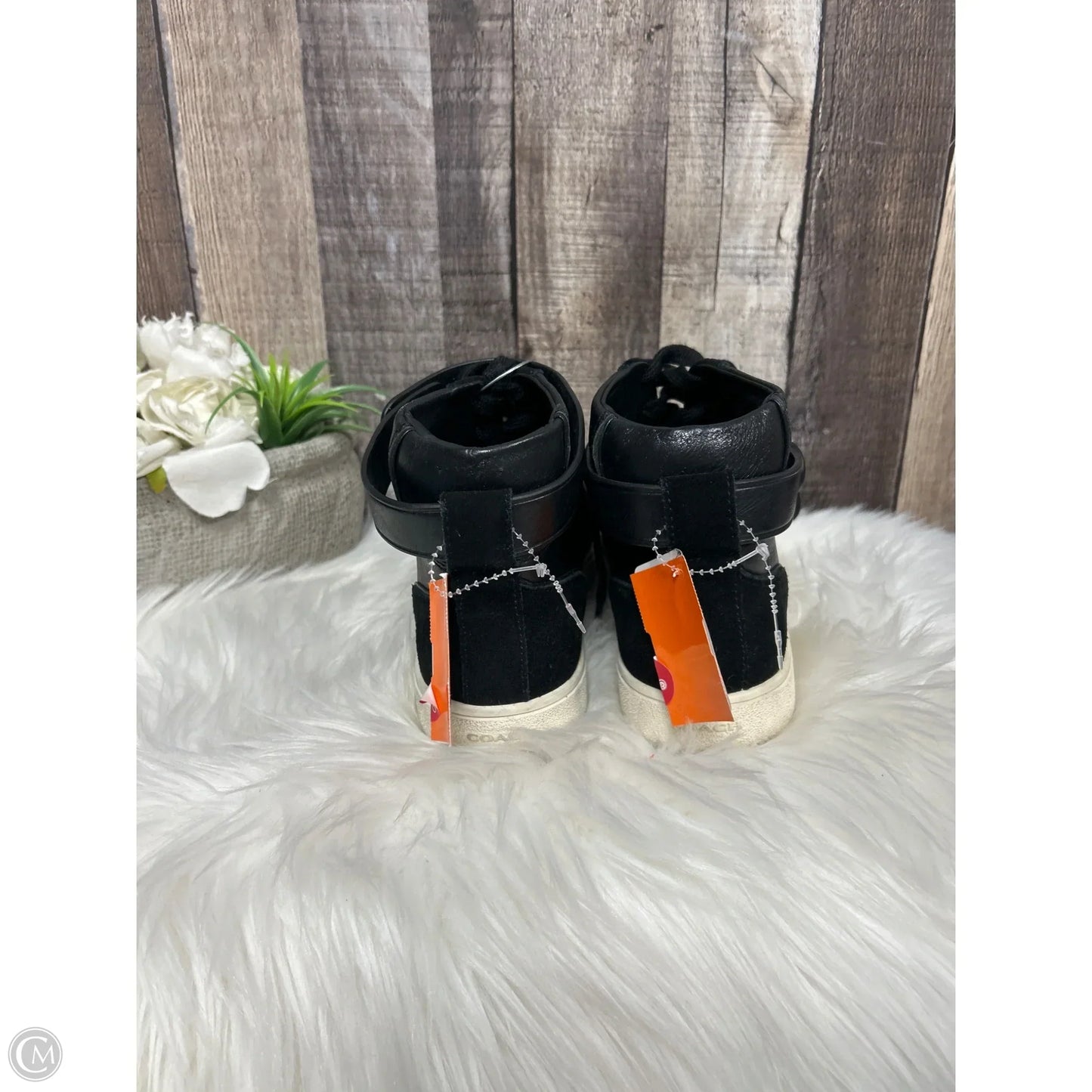 Shoes Designer By Coach In Black, Size: 7