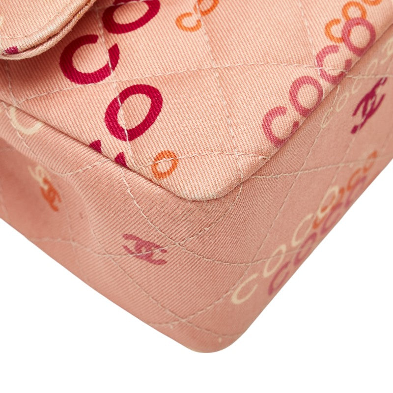 Chanel COCO Print Canvas Shoulder Bag