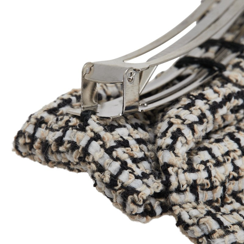Chanel Coco Mark Ribbon Barrette