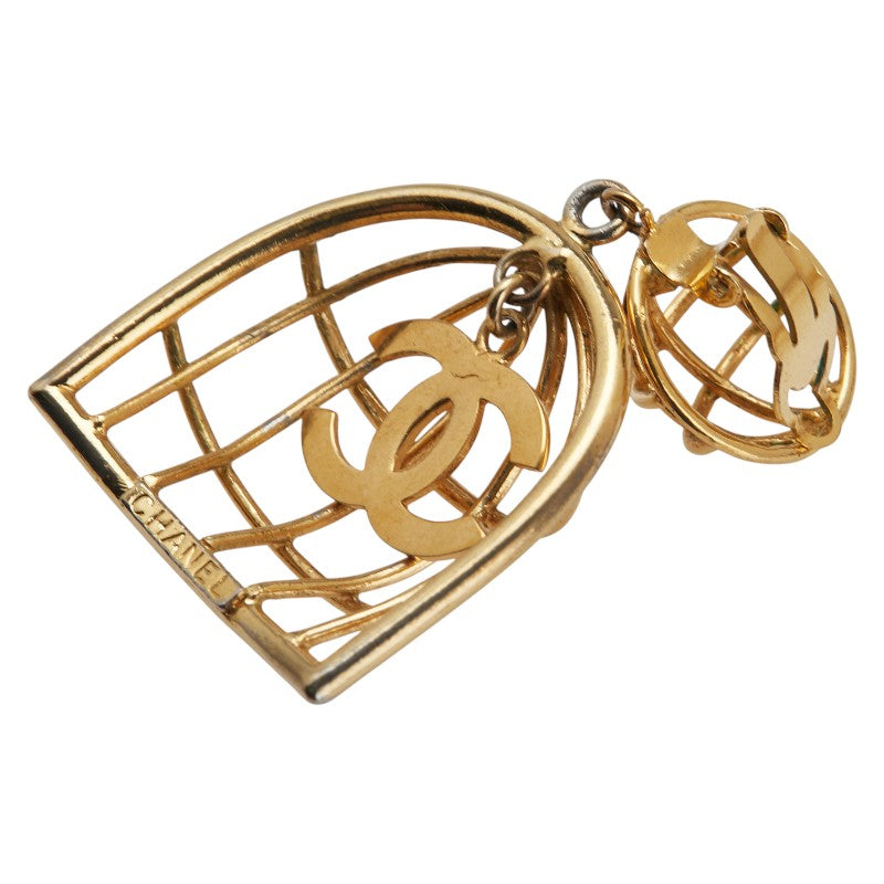 Chanel Coco Mark Birdcage Earrings