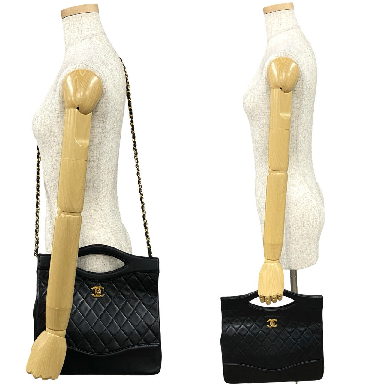 Chanel Coco Mark Leather 2way Bag