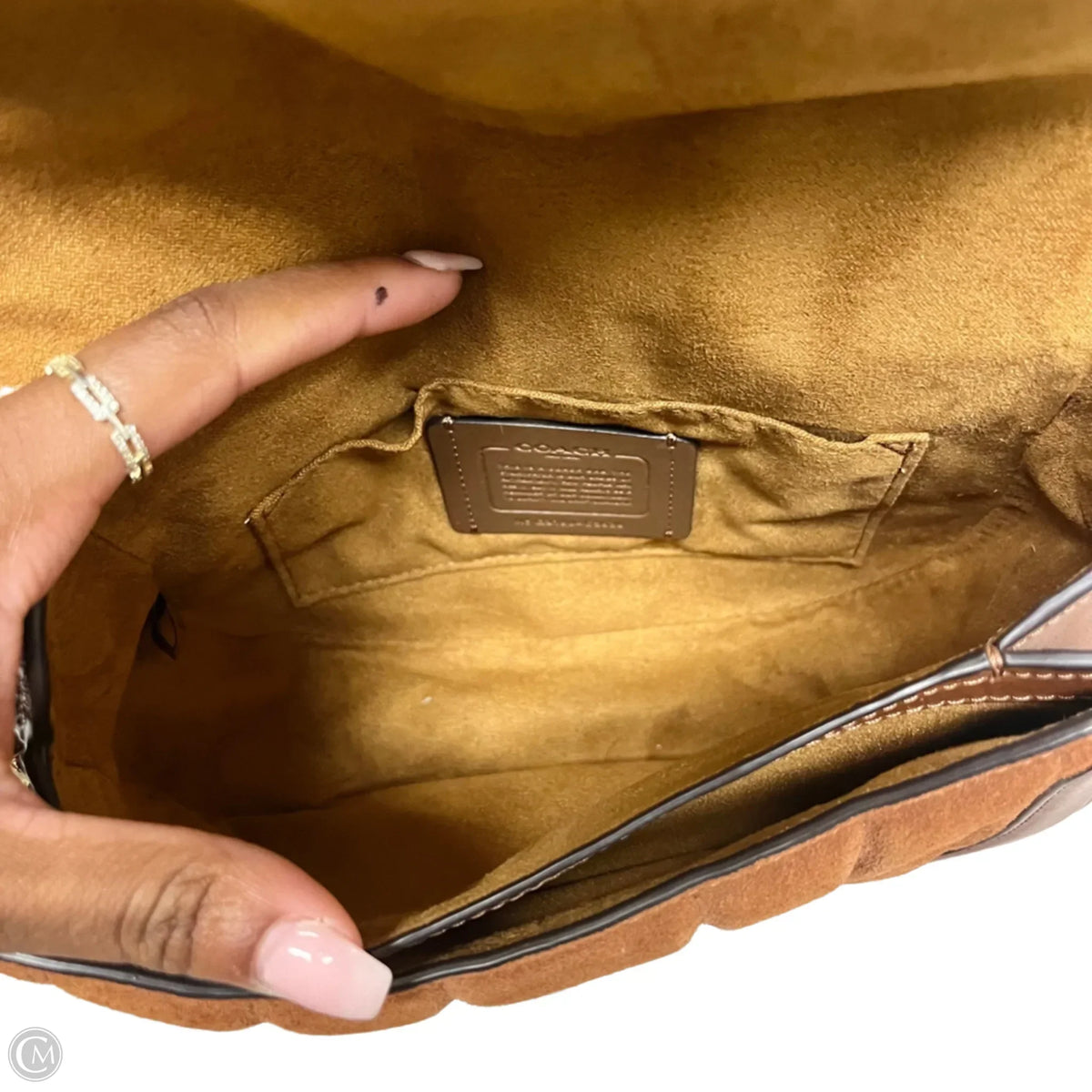 Handbag Designer By Coach, Size: Medium
