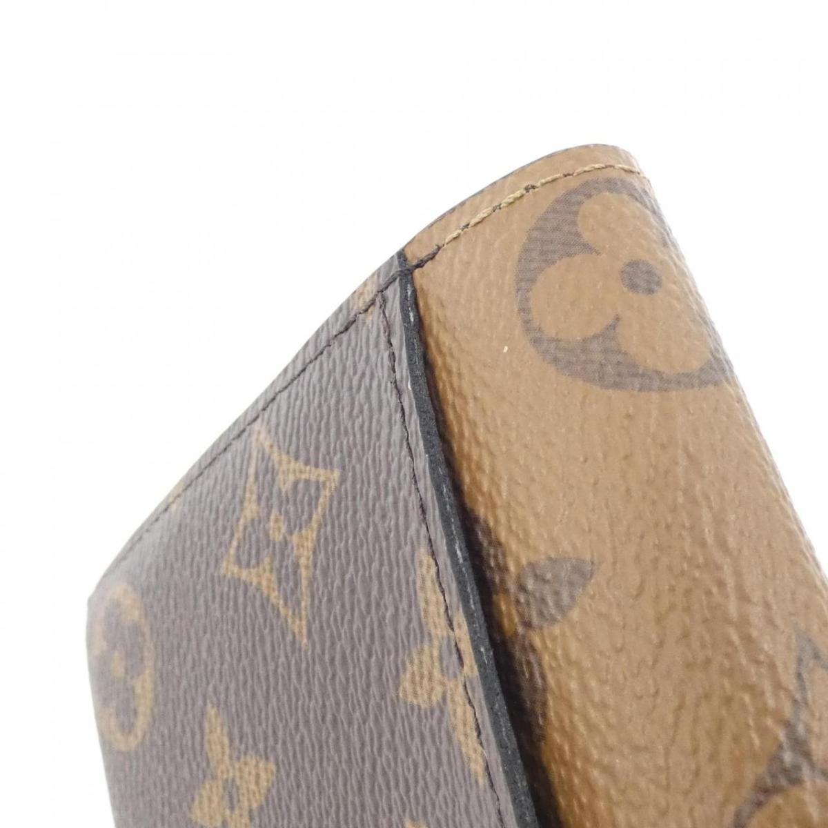 Louis Vuitton Monogram Reversee Vial Monogram Amplant Portefolio Emily M82157 Wallet