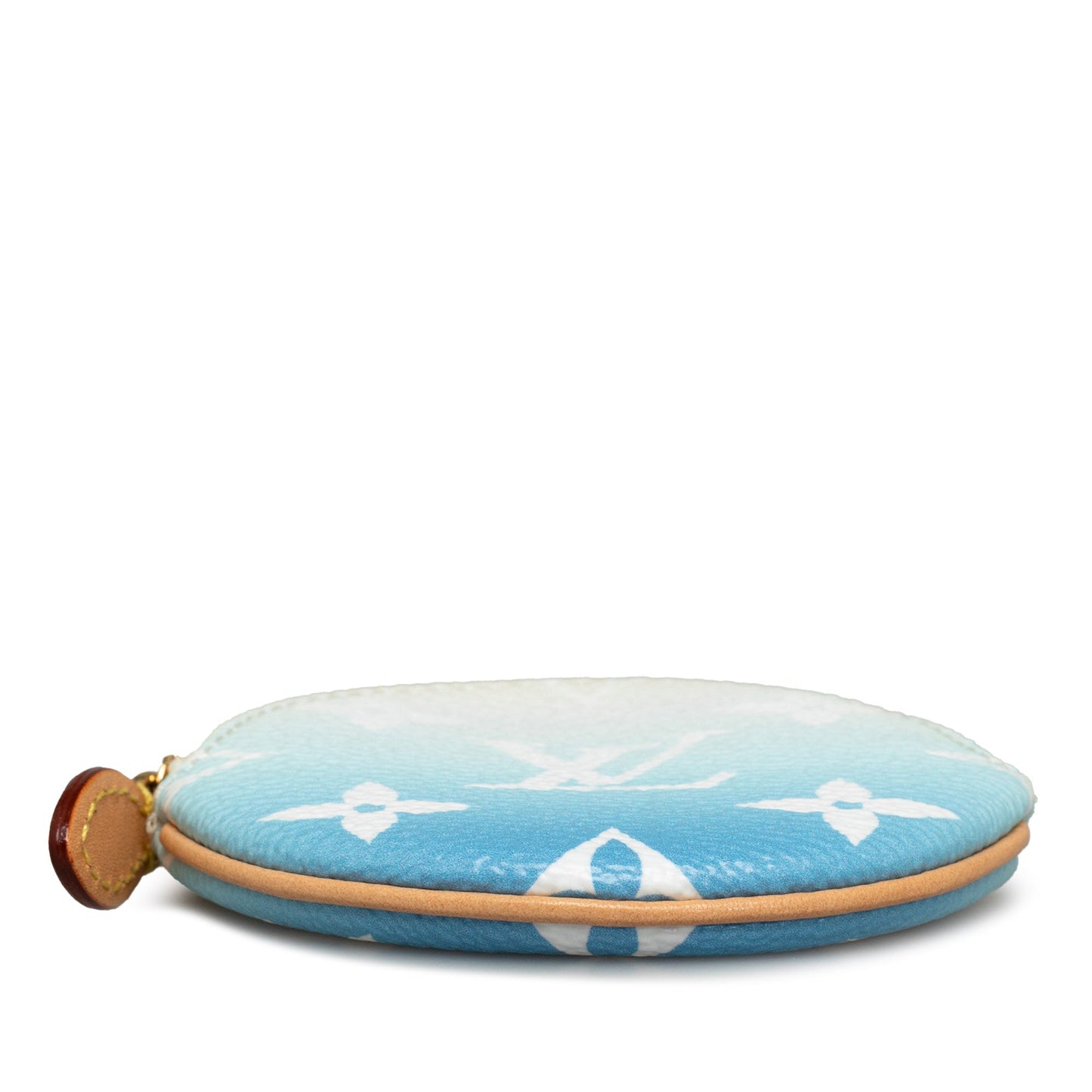 Blue Louis Vuitton Monogram Giant By The Pool Multi Pochette Lanyard Key Holder Coin Pouch