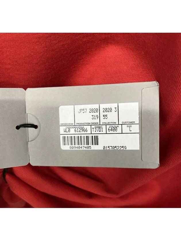 Luxury Balenciaga News Logo Print Short Sleeve T-Shirt Red