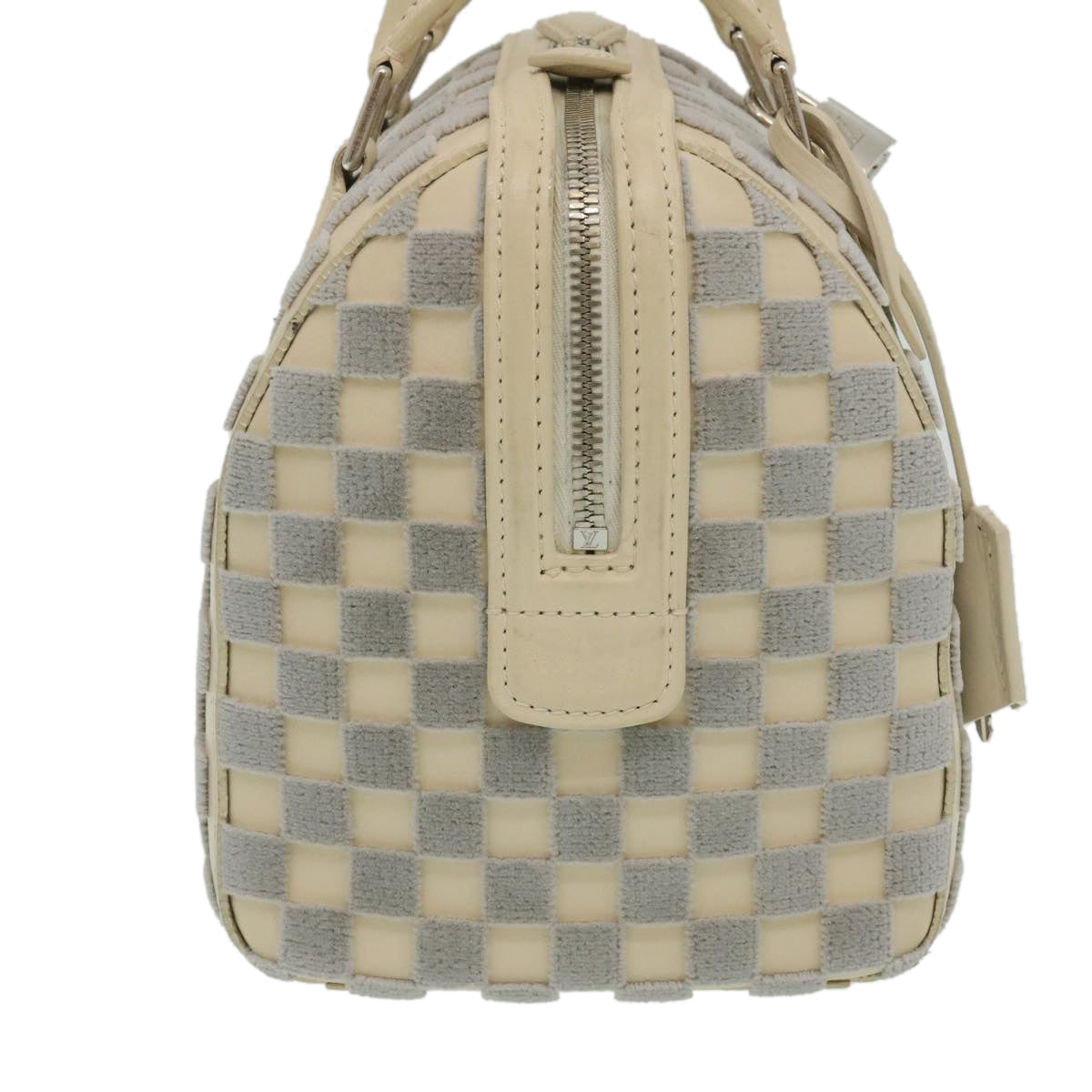 LOUIS VUITTON Damier Cubic Speedy Cube PM Hand Bag White M48909 LV 29243A