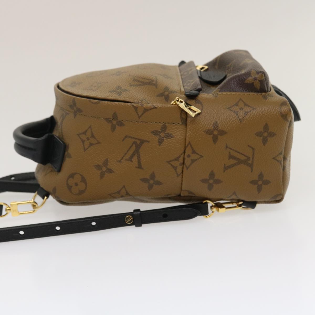 LOUIS VUITTON Monogram Reverse Palm Springs Mini Backpack M42411 LV 29556A