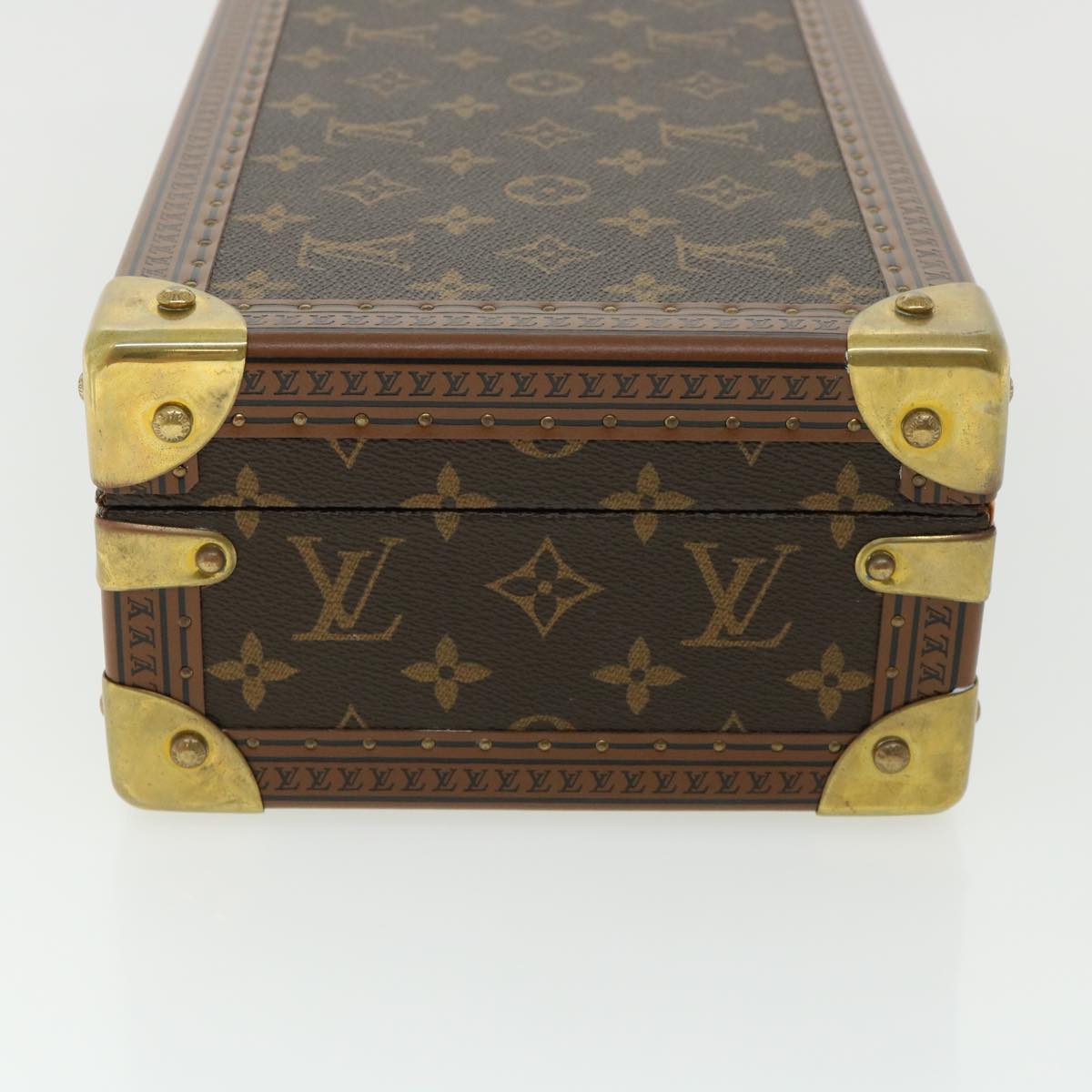 LOUIS VUITTON Monogram Coffret 8 Montor Trunk Watch case M20016 LV 29887A