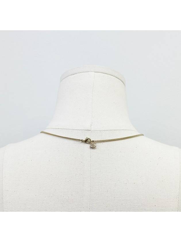 Big CC logo Coco detail gold necklace pendant 4VCHA19651 Chanel