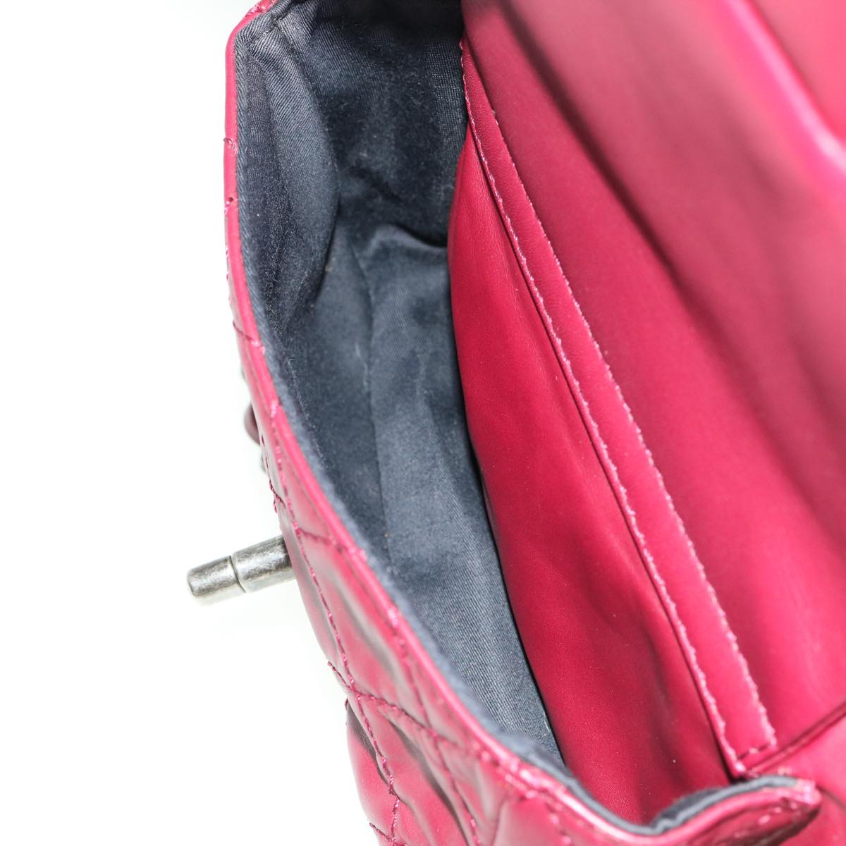 Top Quality Chanel Matelasse Chain Backpack Lamb Skin Bordeaux CC Auth 30736A
