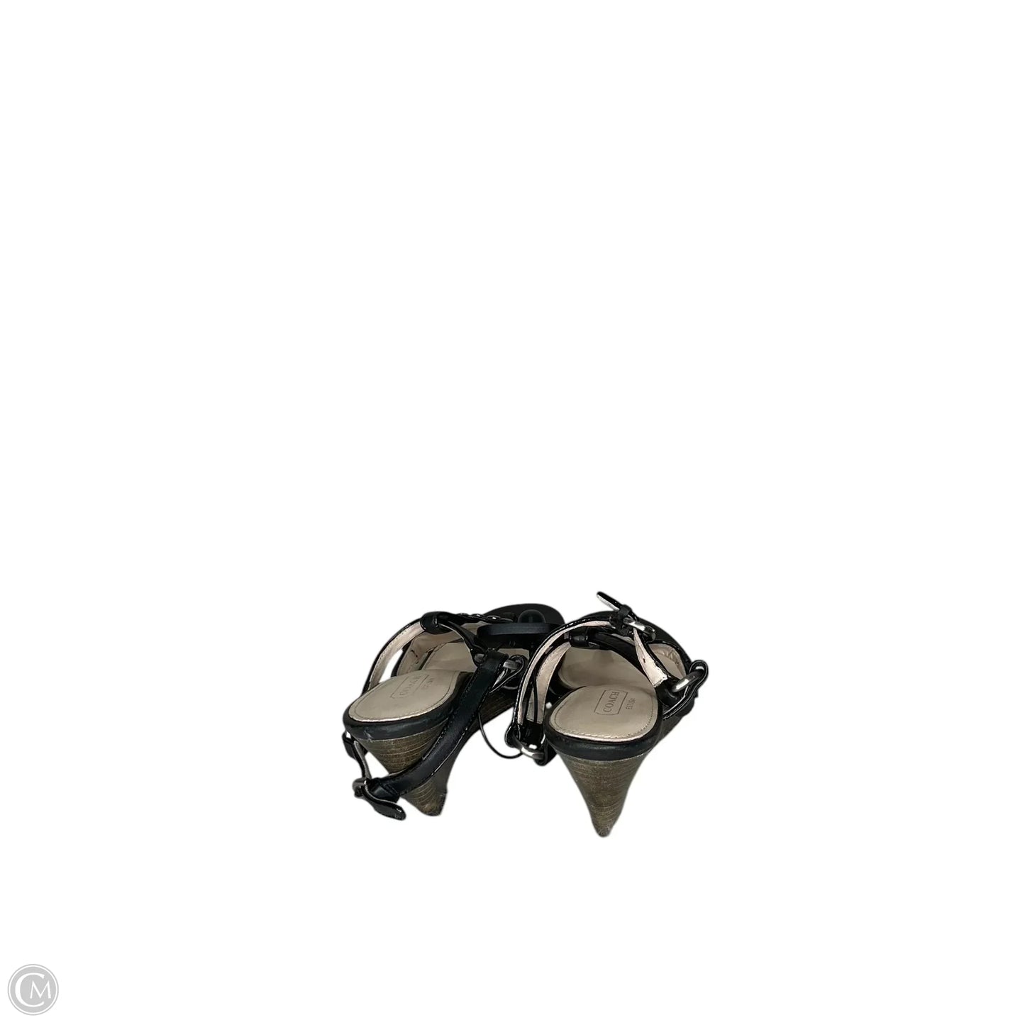 Shoes Designer By Coach In Black, Size: 7.5