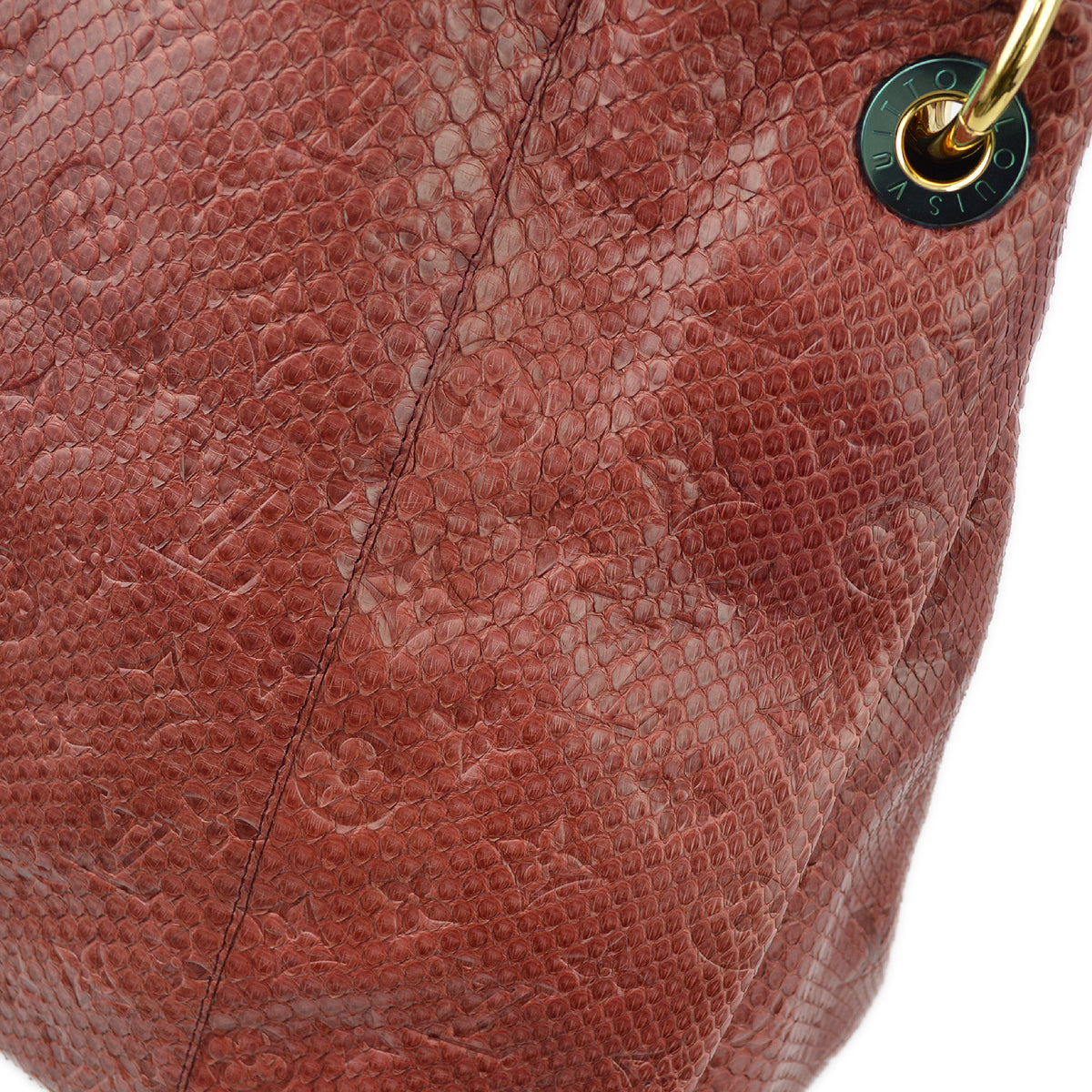 Louis Vuitton * Red Monogram Exotic Artsy MM Handbag M93451