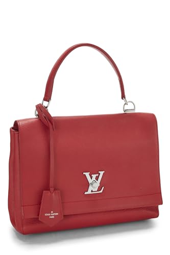 Louis Vuitton, Red Leather Lockme II, Red
