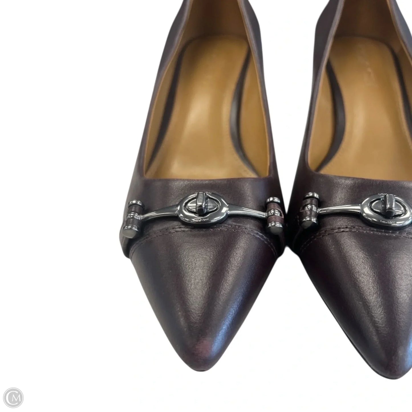 Shoes Designer By Coach In Maroon, Size: 9