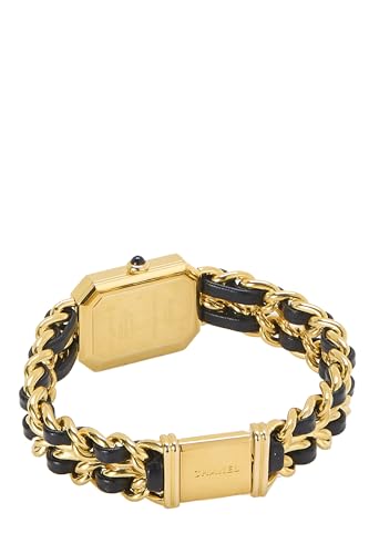 Chanel, Black & Gold Premiere Watch Large, Black