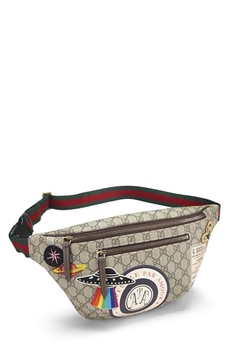 Gucci, Brown Original GG Supreme Canvas Courrier Waist Pouch, Brown