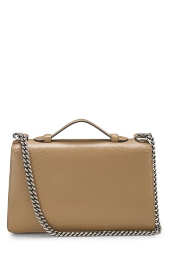 Gucci, Beige Leather Dionysus Shoulder Bag Small, Brown