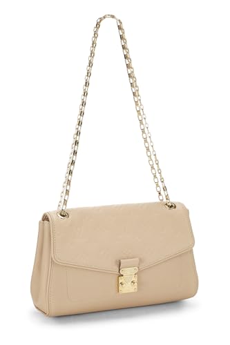 Louis Vuitton, Beige Monogram Empreinte Saint Germain PM, Beige