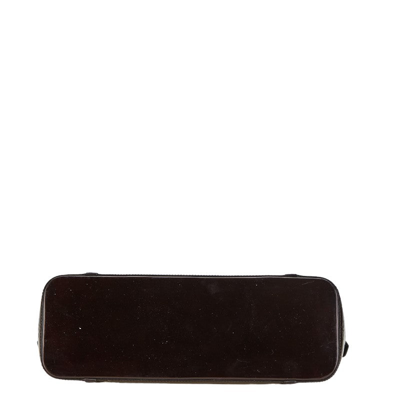 Louis Vuitton Monogram Vernis Avalon Shoulder Bag M91745 Rouge Forest Wine Red Patent Leather Louis Vuitton