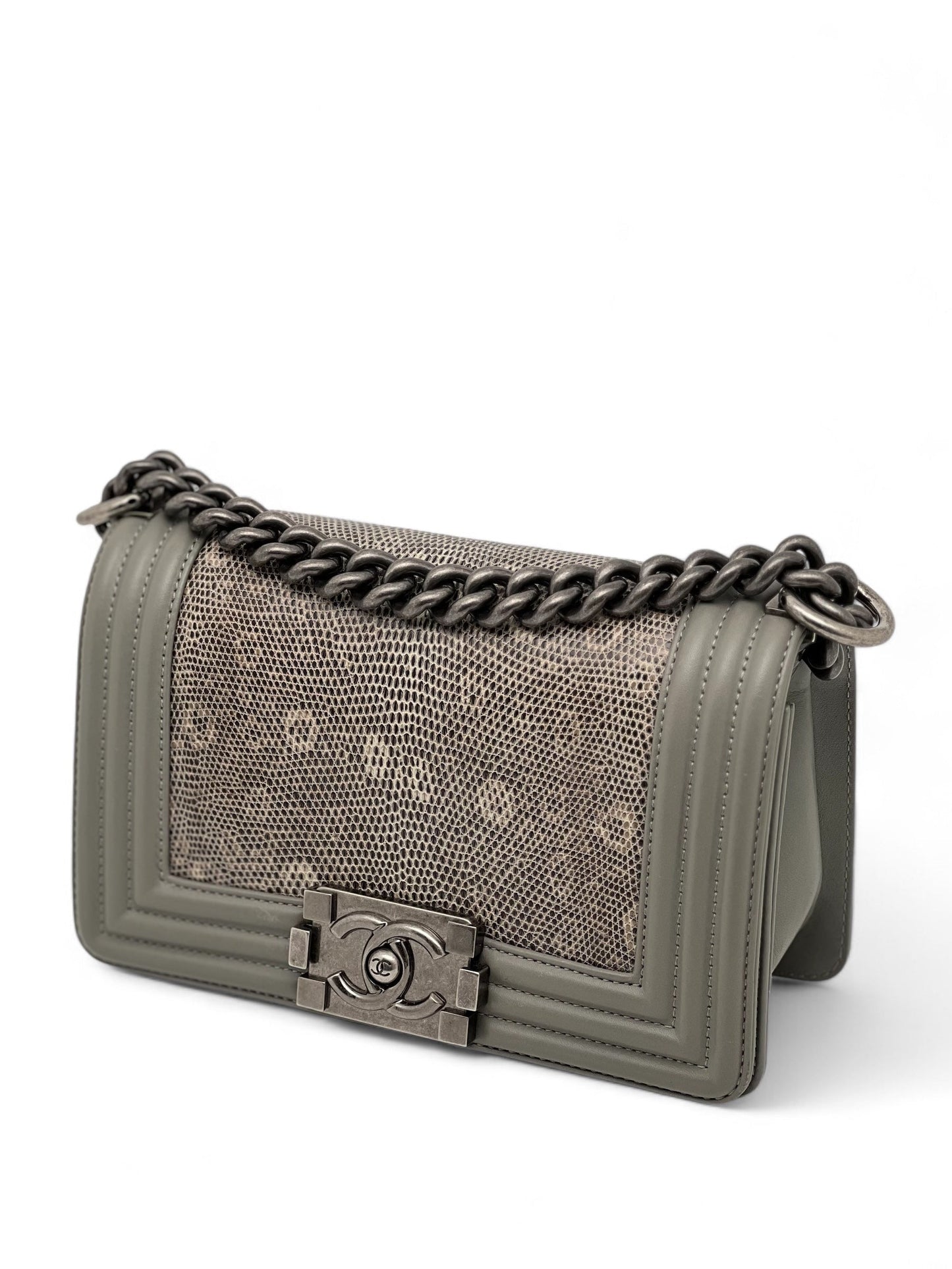 Chanel - Petit Boy en Lézard