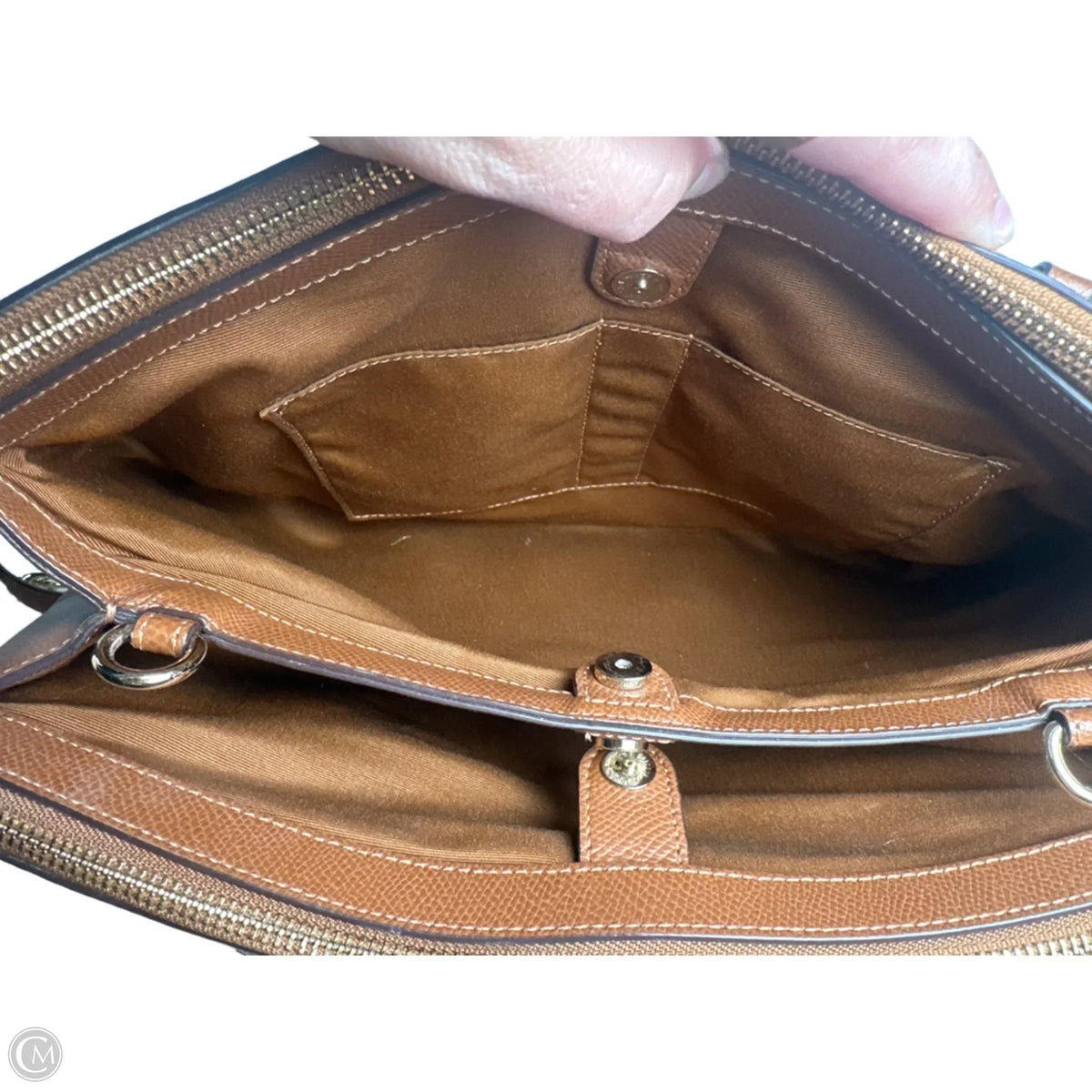 Handbag Designer By Coach, Size: Large