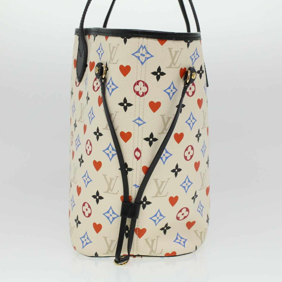 LOUIS VUITTON Monogram Game On Neverfull MM Tote Bag Multicolor M57462 LV 34430